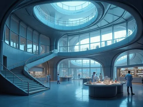 Science Center Structuralism Style Design Ideas