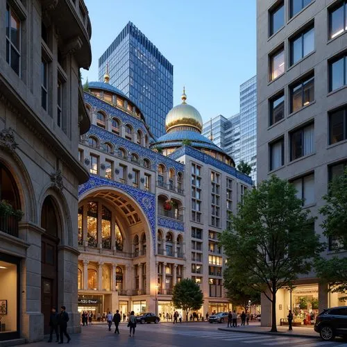 Byzantine Style Urban Building Architecture Design Ideas