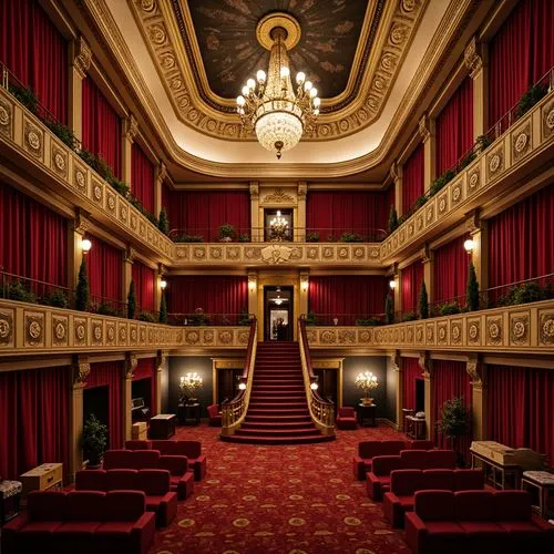 Cinema Classicism Style Building Interior Design Ideas
