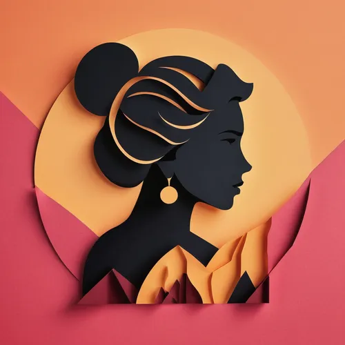 Discover your inner strength and conquer any challenge.,art deco woman,dribbble,retro flower silhouette,woman silhouette,silhouette art,fashion vector,art deco background,dribbble icon,vector graphic,