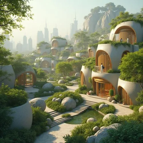 Cultural Center Regionalism Style Residential Area Design Ideas