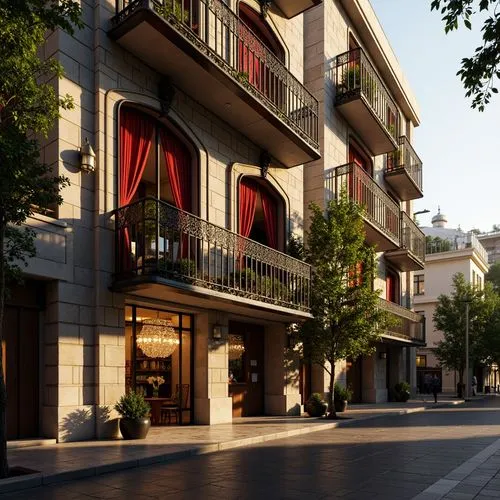 Hostel Baroque Style Building Architecture Design Ideas