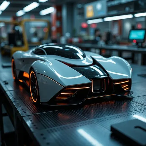 Futuristic product design, sleek polycarbonate shell, high-gloss finish, transparent accents, metallic trim, ergonomic grip, neon-lit buttons, LED indicators, minimalist layout, aerodynamic curves, pr