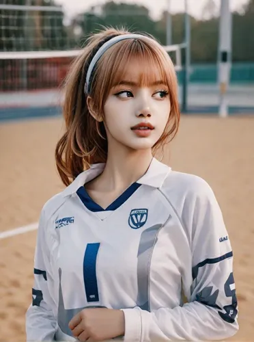 sports girl,soccer player,volleyball player,handball player,sports jersey,sujeonggwa,sports uniform,jokbal,mandu,yeonsan hong,football player,goalkeeper,songpyeon,playing sports,volleyball,phuquy,foot