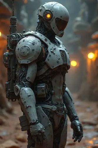 Science fiction scene. Space. Exploration robots, Mars. Living quarters with lights and headlights. Photo. Hyper-realistic image. Perfect.,the robot in the movie looks like he is holding a machine gun