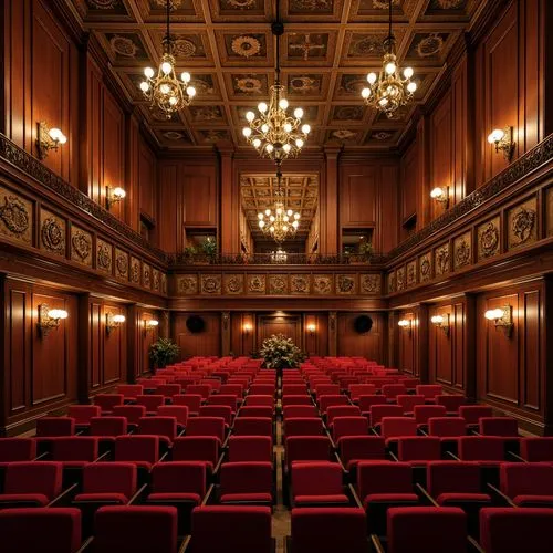 Theater International Style Building Design Ideas