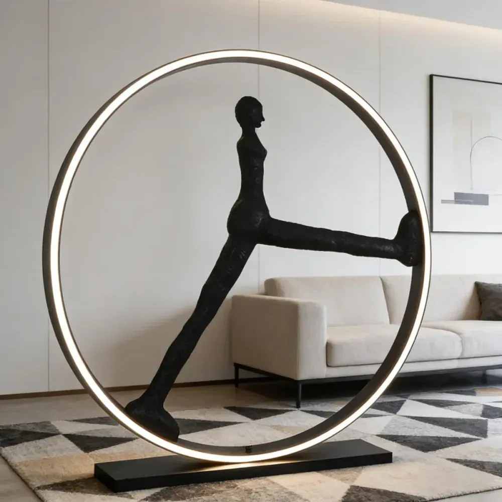Creative Wandering Sculpture Floor Lamp
