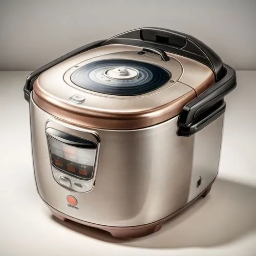 A rice cooker with glowing technology,rice cooker,food processor,ice cream maker,food steamer,copper cookware,pressure cooker,slow cooker,kitchen appliance,home appliances,cookware and bakeware,stovet