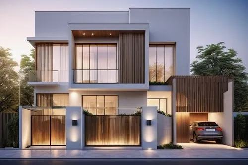 modern house, residential house, photo realistic, crystal clear,modern house,residential house,build by mirza golam pir,modern architecture,cubic house,two story house,frame house,smart home,smart hou