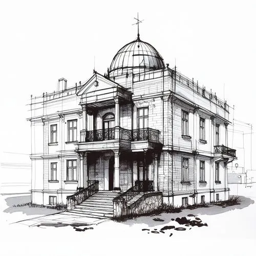 Russian Neoclassical Building