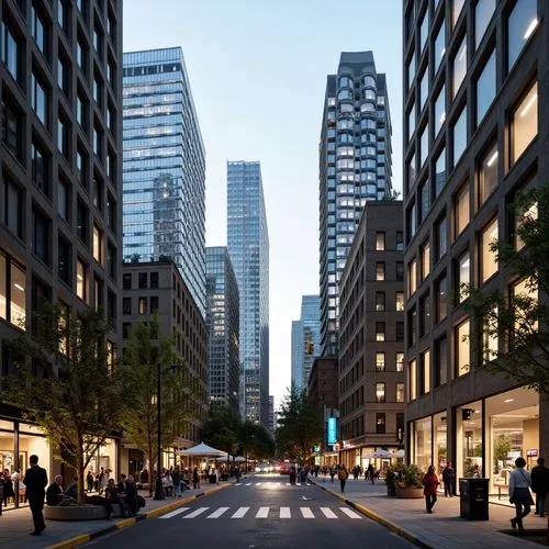 Skyscrapers Modernism Style Design Ideas