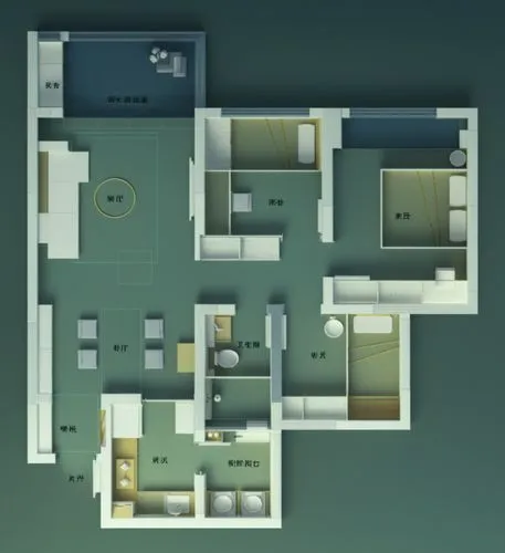 white color 3D Floor Plan,plan of apartment with one bedroom and another bathroom,floorplan home,house floorplan,floorplan,habitaciones,floorplans,an apartment,Illustration,Vector,Vector 05