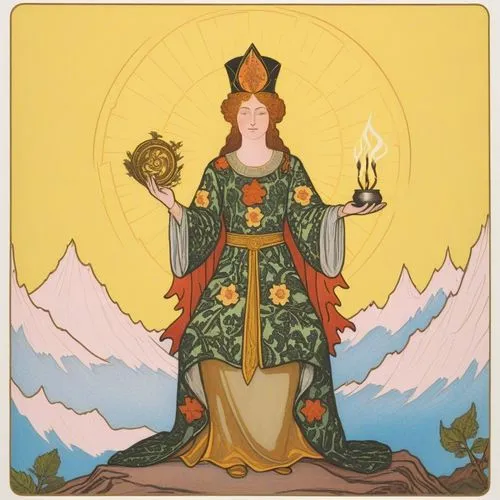 The Magician card often portrays a figure standing before a table adorned with the symbols of the four elements, representing mastery, skill, creativity, and the power to manifest one's desires through will and action.