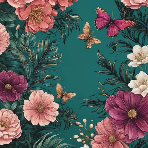 Discover a collection of free wallpapers for your phone,floral digital background,floral background,japanese floral background,tropical floral background,floral mockup,teal digital background,chrysant