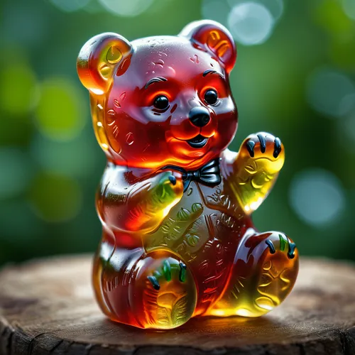 native gummy bear,gummy bear,gummy bears,glass yard ornament,scandia bear,3d teddy,gummybears,sun bear,cute bear,bear,cub,bear teddy,little bear,left hand bear,3d figure,lawn ornament,teddy-bear,great