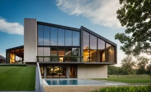 VERY BLUE SKIES,modern house,modern architecture,cube house,cubic house,dunes house,beautiful home,house shape,danish house,luxury property,mirror house,luxury home,pool house,residential house,contem