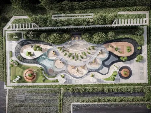 garden of plants,garden of the fountain,gardens by the bay,palace garden,gardens,garden elevation,view from above,japanese zen garden,the old botanical garden,marble palace,chinese architecture,landsc