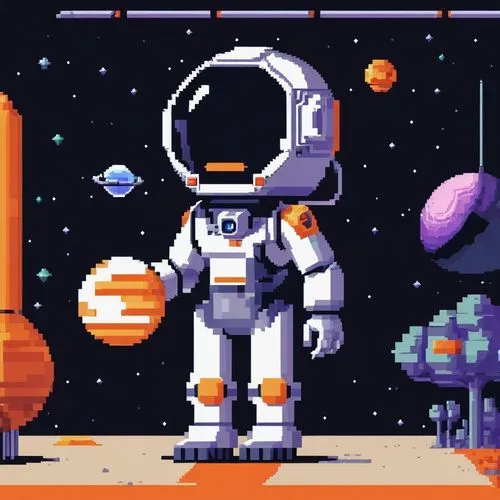 Pixel Art,pixel art,astronautical,astronaut,spacesuit,taikonauts,astronautic,taikonaut,space port,space suit,spacescraft,spacedev,spaceland,robot in space,spaceman,spaceborne,astronaut suit,spaceport,