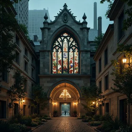 Gothic Style Charging Station Building Design Ideas