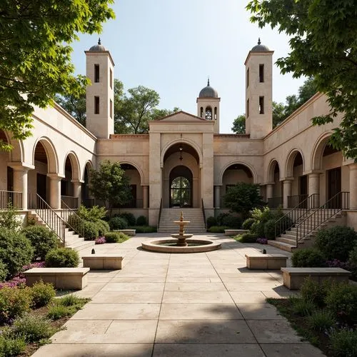 Monastery Art Nouveau Style Architecture Design Ideas