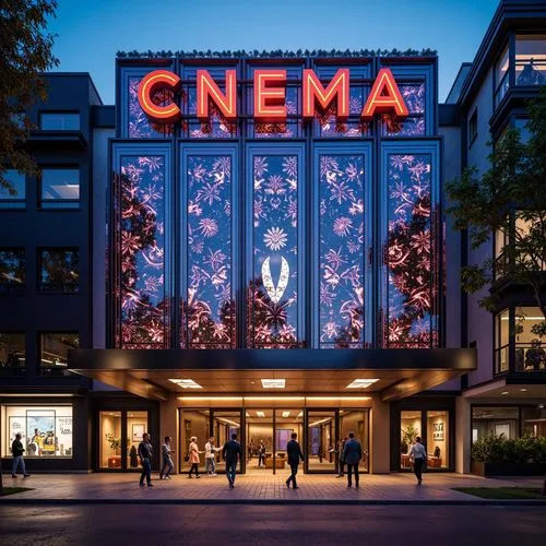 Cinema Metabolism Style Architecture Design Ideas