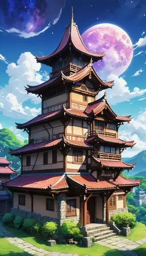 Description: The House of the Deranged Astrologer

Tortuous Structure: Made of rustic stone and crooked wood, with floors that appear to have been added idly over the years. A sloping roof with overla