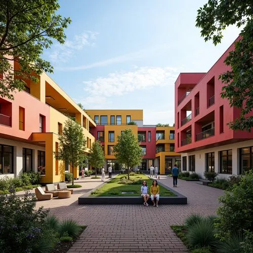 High School Constructivism Style Building Design Ideas