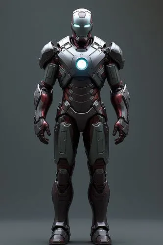 Iron Man mk41 armor, full body render, unique arc reactor shape, front view,










,the iron man is standing in armor,ironman,iron man,war machine,iron,steel man,ironist,Photography,Documentary Ph