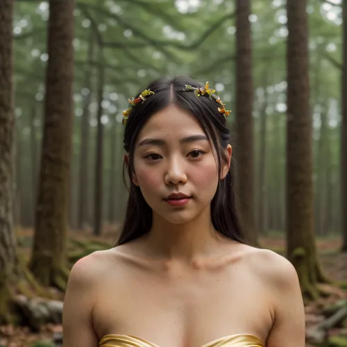 ballerina in the woods,dryad,asian costume,asian woman,mulan,asian girl,japanese woman,faerie,wood elf,oriental girl,asian vision,asian,vintage asian,in the forest,oriental princess,natura,青龙菜,inner m