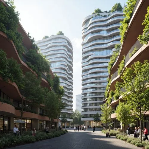 Skyscrapers Brutalism Style Design Ideas