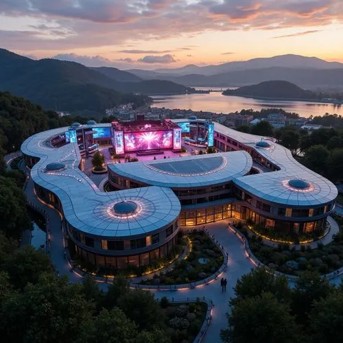 Art Nouveau Style Concert House Design Ideas