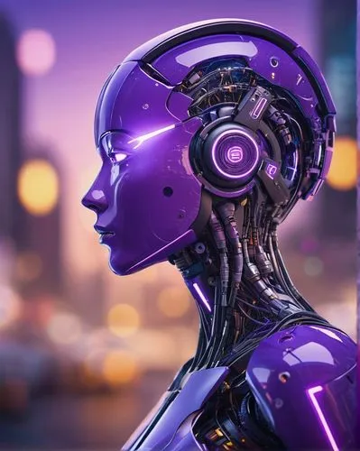 Help me design a poster for the "Generative AI Workshop" course, including the course name, instructor's name, start date, and class location; presented in a purple sci-fi style; with some small illus