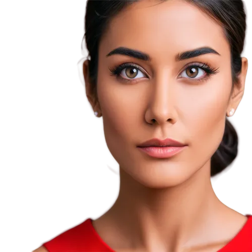 Camera focus, blurred background, shallow depth of field, soft bokeh, lens flare, close-up shot, photography studio, elegant lighting, high-contrast tone, 1/2 composition, beautiful detailed eyes, fac
