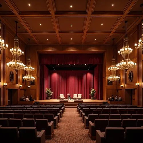 Gothic Style Performing Arts Center Building Design Ideas