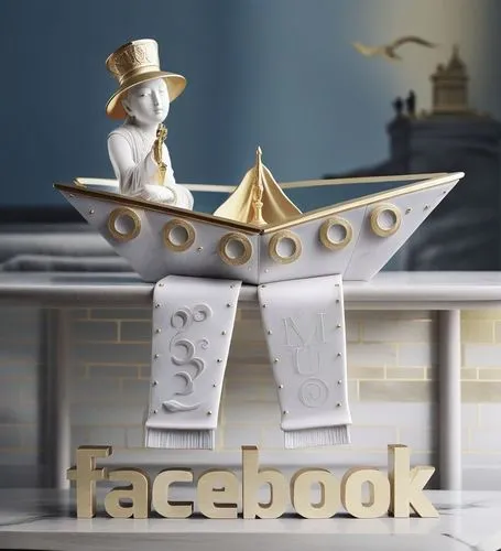 the person is sitting in a boat made of paper,royal icing,royal icing cookies,paper art,bankbook,cake stand,showpieces