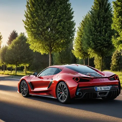best auto,a red sports car driving down the street,mercedes benz amg gts v8,mercedes amg gts,mercedes benz sls,stradale,porsche 918,mercedes sls,superleggera,rimac,italdesign,sport car,Photography,Gen