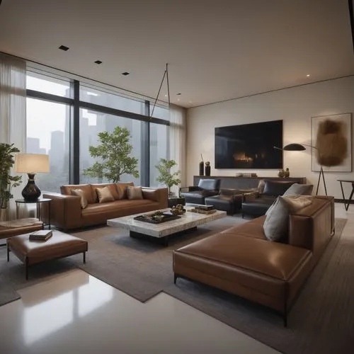 a modern living room filled with lots of furniture,modern living room,apartment lounge,livingroom,living room,modern minimalist lounge,interior modern design