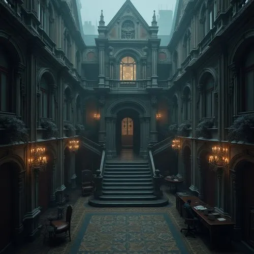 Gothic Style Office Buildings Design Ideas