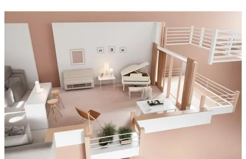 Piano,,a furnished living area features furniture and lighting,habitaciones,floorplan home,apartment,an apartment,3d rendering,appartement,Photography,General,Realistic