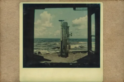 Write a sci-fi story where Galleriinae holds the key to time travel.,lubitel 2,old jetty,old pier,wooden pier,fishing pier,jetty,telephone pole,retro frame,diving bell,ambrotype,burned pier,film strip