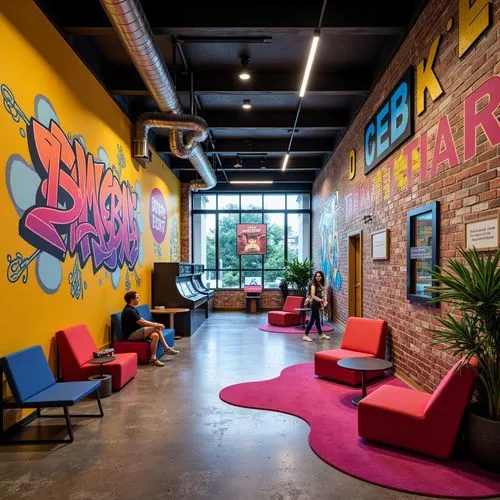 Youth Center Eclecticism Style Architectural Design Ideas