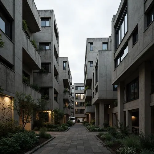 University Brutalism Style Architecture Design Ideas