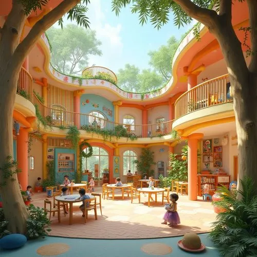 Kindergarten Sustainable Architecture Design Ideas