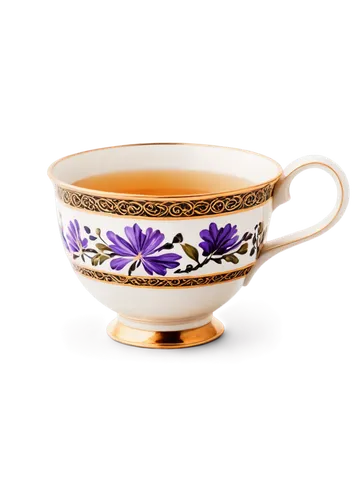 Delicate china tea cup, dainty handle, intricate flower pattern, golden rim, steam rising, morning light, shallow depth of field, warm color tone, cinematic composition, porcelain material, glossy fin