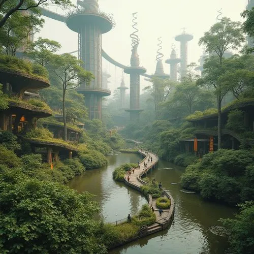 Wetland Constructivism Style Design Ideas