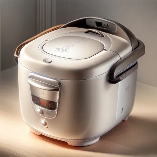 A rice cooker with glowing technology,rice cooker,food steamer,stovetop kettle,electric kettle,food processor,ice cream maker,small appliance,slow cooker,household appliances,deep fryer,home appliance