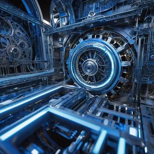 A labyrinth of microscopic machinery—neural filigree, fractal joints, and chrome veins pulsing with data. Every surface reveals nested gears, holographic HUD scars, and biomechanical symbiosis. Palett