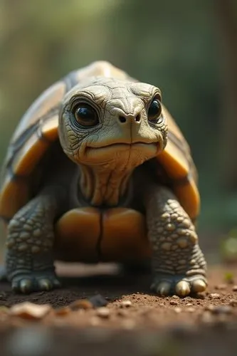 an adorable tortoise looking a bit like human, she looks guilty, ashamed, like a child wo did a mistake, cinematic, characterdesign, cute, looking guilty and ashamed, like a child


,a close up of a t