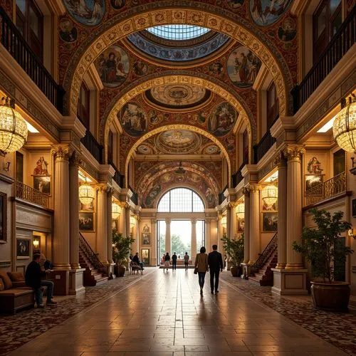 Train Station Byzantine Style Architecture Design Ideas