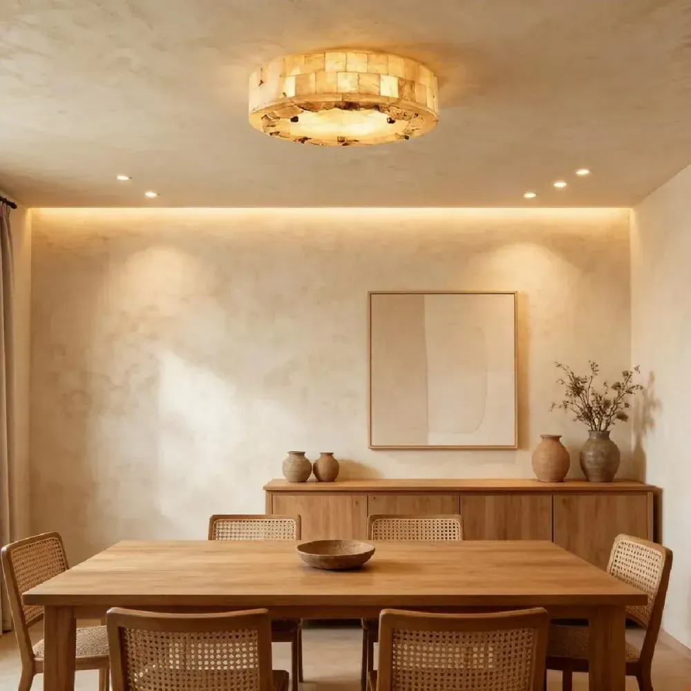 Luriel Alabaster Ceiling Light